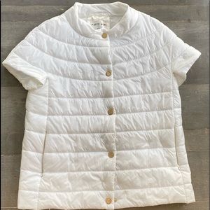 Patty Kim puffer short sleeve jacket